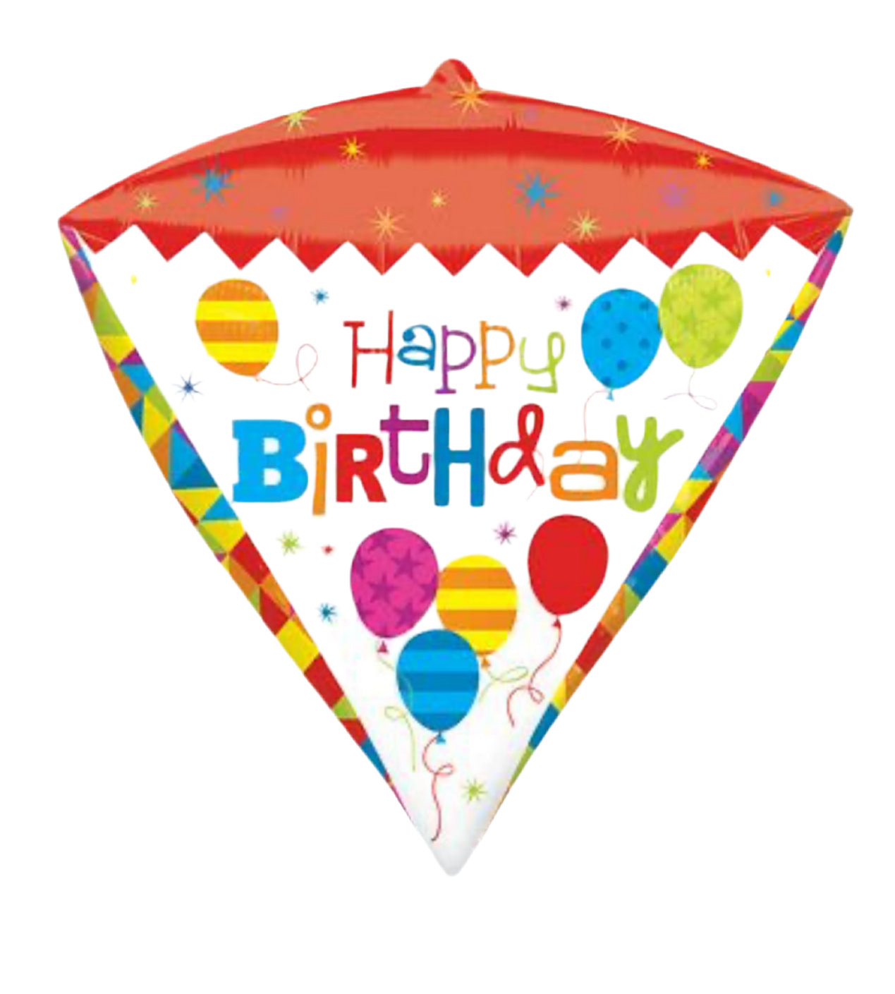 17” Anagram UltraShape Diamondz - Happy Birthday Foil Balloon